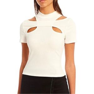 Brand new , off white top.